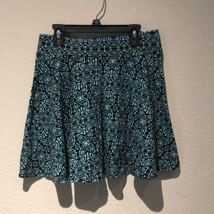 Tribal Printed Short Skirt